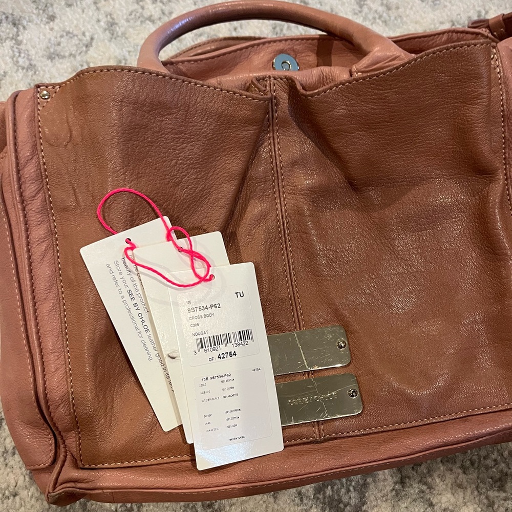 See by Chloe purse blush pink two tone